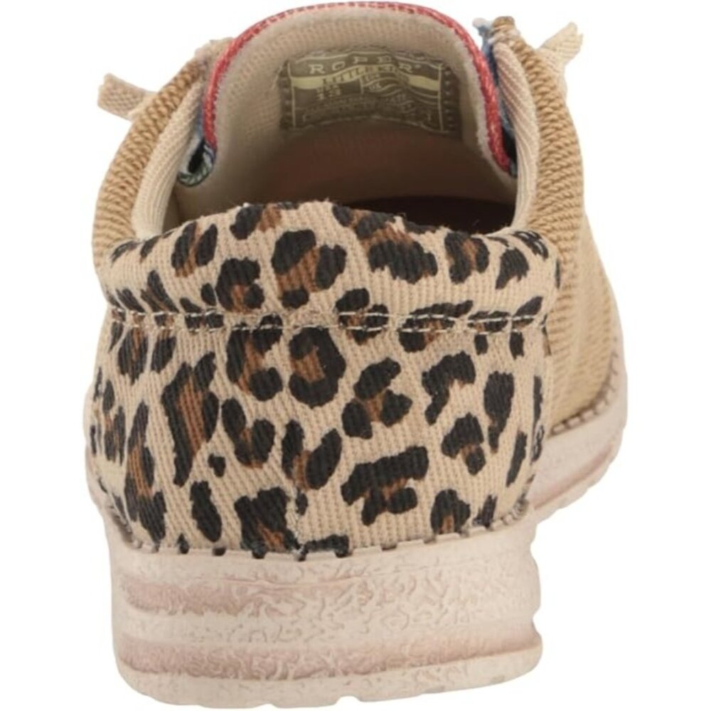Roper Hang Loose Kids Loafers Size 3 Little Kid Tan Multicolor Moc Toe Slip On - Picture 6 of 8